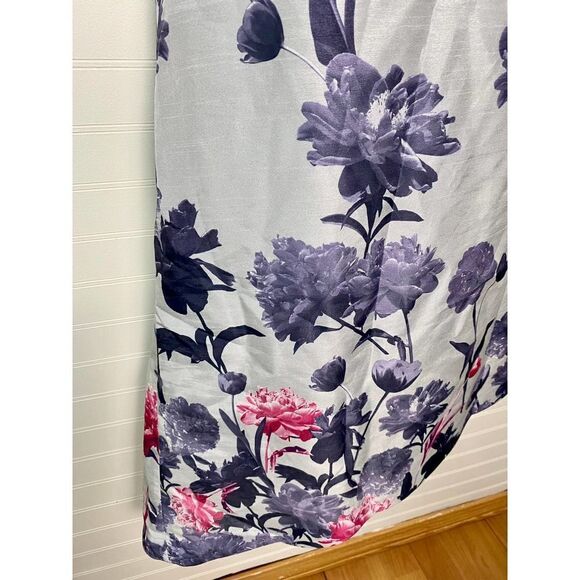 Ashro White Floral Print Asymmetrical Skirt - Picture 7 of 12